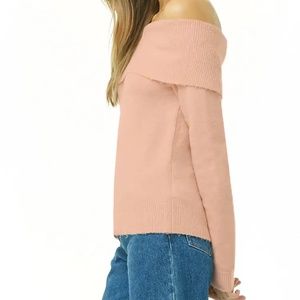Forever 21 Sweaters - Foldover Off-the Shoulder Sweater Forever 21 Sweaters - Foldover Off-the Shoulder Sweater